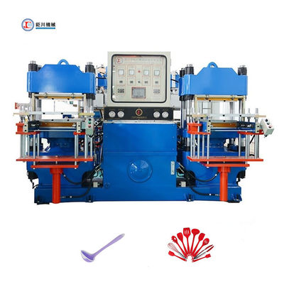 Silikon-Produktionslinie Hydraulische Heißpresse für Silikon-Suppen-Löffel Löffel