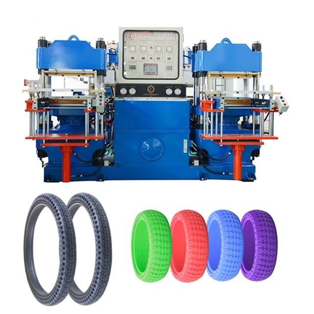 2RT 3RT 4RT Hydraulische Vulkanierungsmaschine Rollstuhl E Fahrradreifen Heißpess-Formmaschine