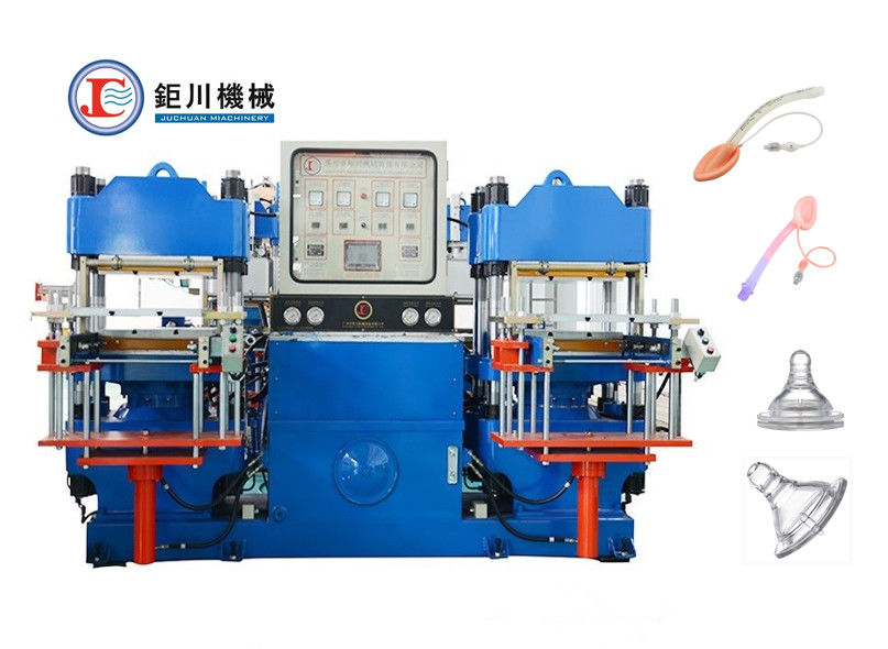 100 Tonnen - 1200 Tonnen China Fabrikpreis Weiß oder Blau Hydraulische Heißpresse für die Herstellung von medizinischen Gummiverschlüssen